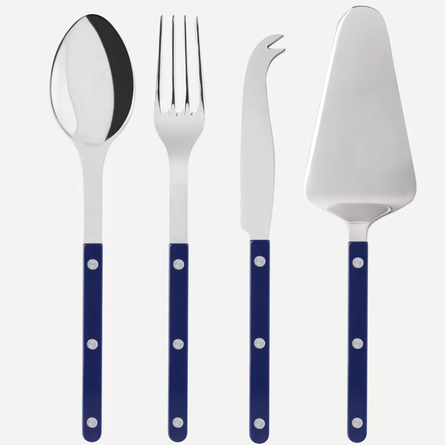 Sabre Paris Set Of 4 Must-Have Serving Pieces>Bistrot Solid, Navy blue