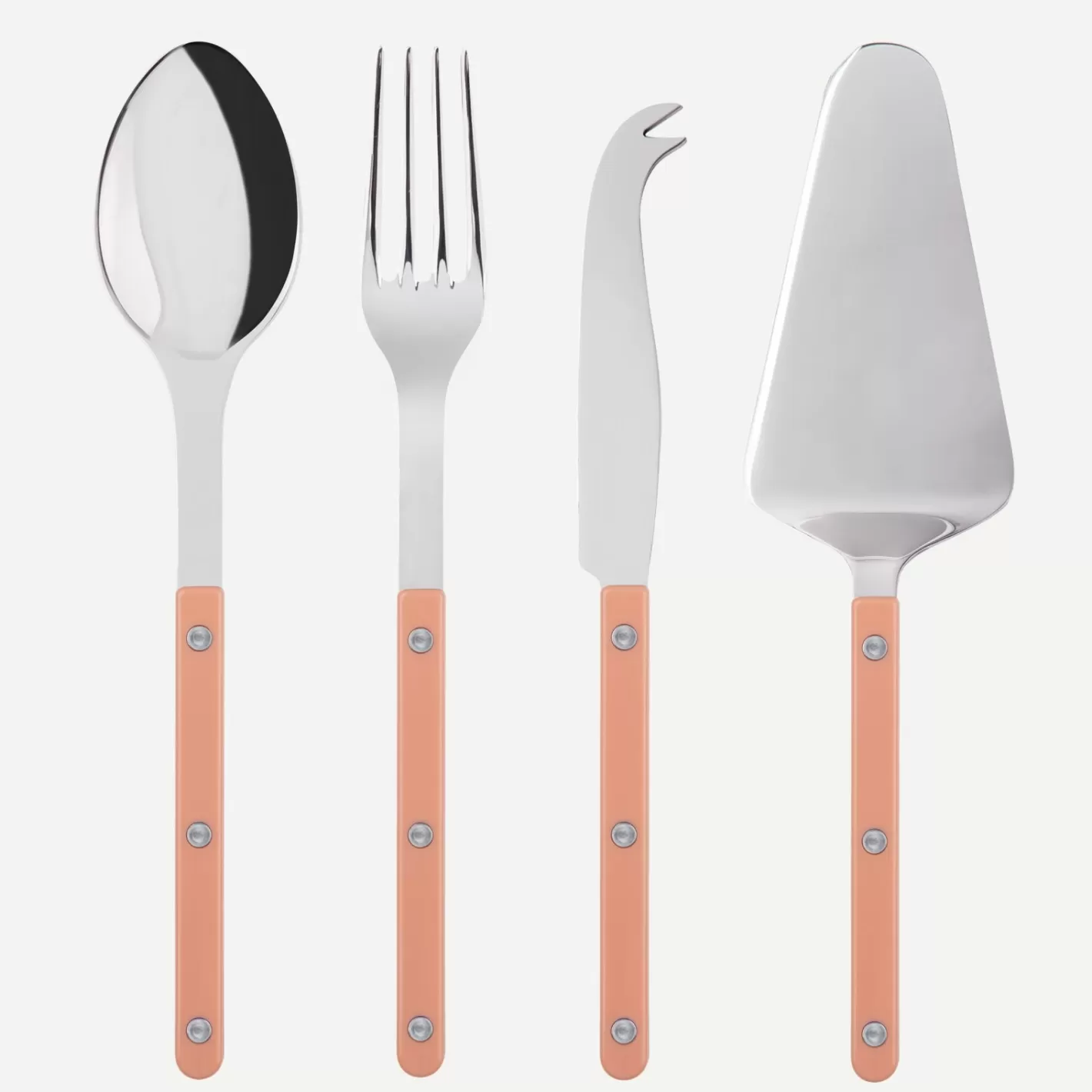 Sabre Paris Set Of 4 Must-Have Serving Pieces>Bistrot Solid, Nude Pink