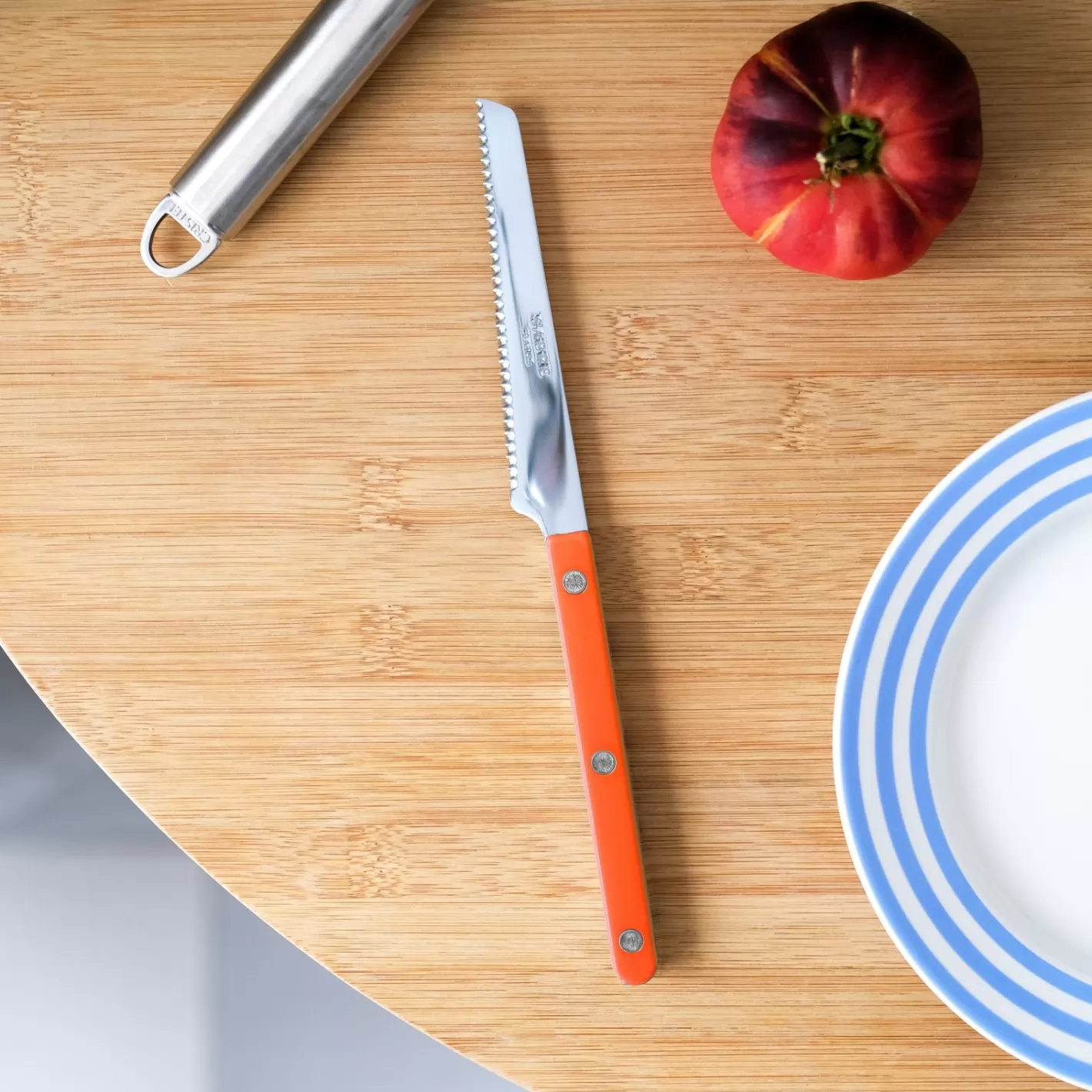 Sabre Paris Tomato Knife>Bistrot Solid, Orange