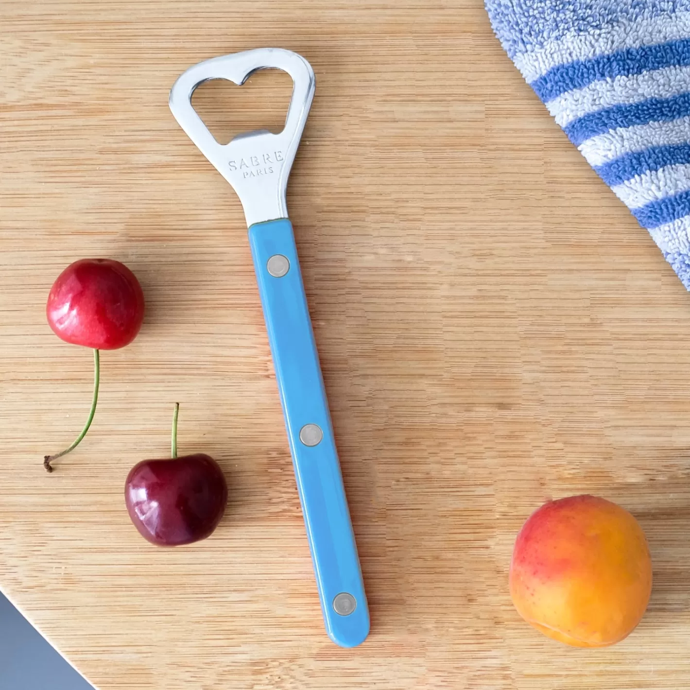 Sabre Paris Bottle Opener>Bistrot Solid, Pastel blue