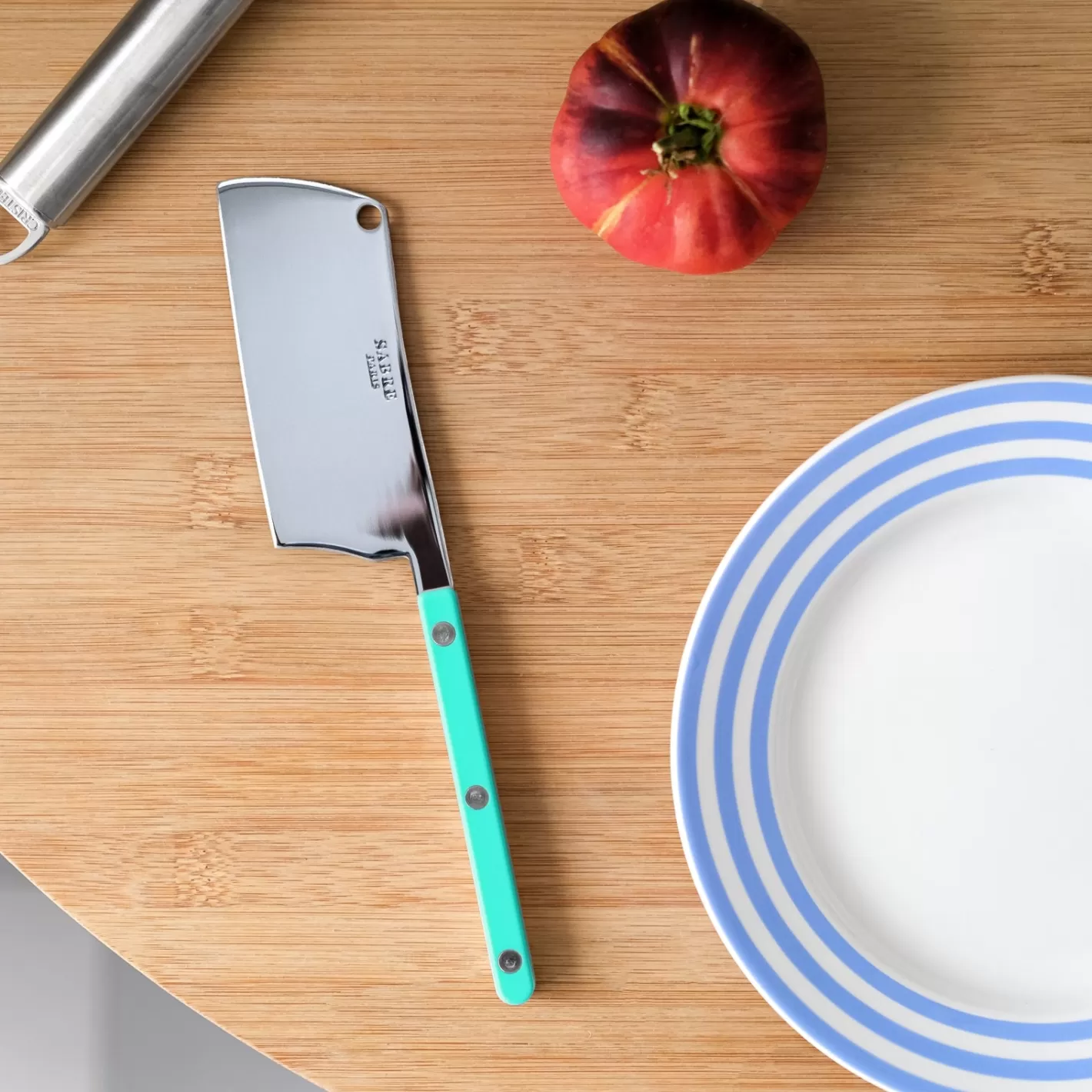 Sabre Paris Cheese Cleaver>Bistrot Solid, Pastel green