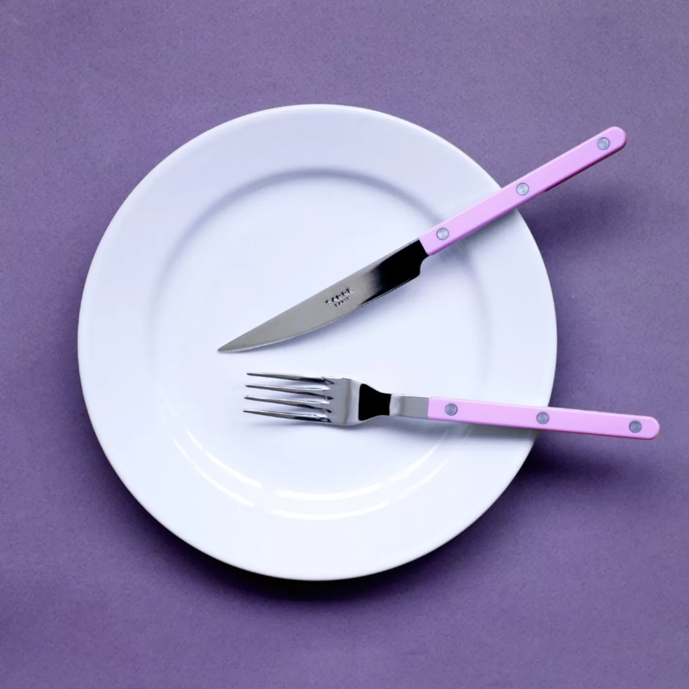 Sabre Paris Dinner Knife>Bistrot Solid, Pink