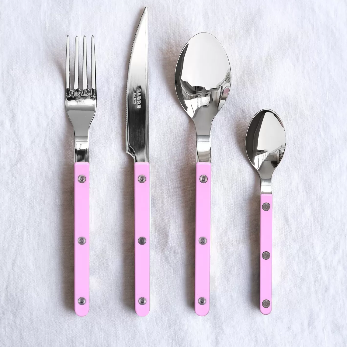 Sabre Paris Soup Spoon>Bistrot Solid, Pink