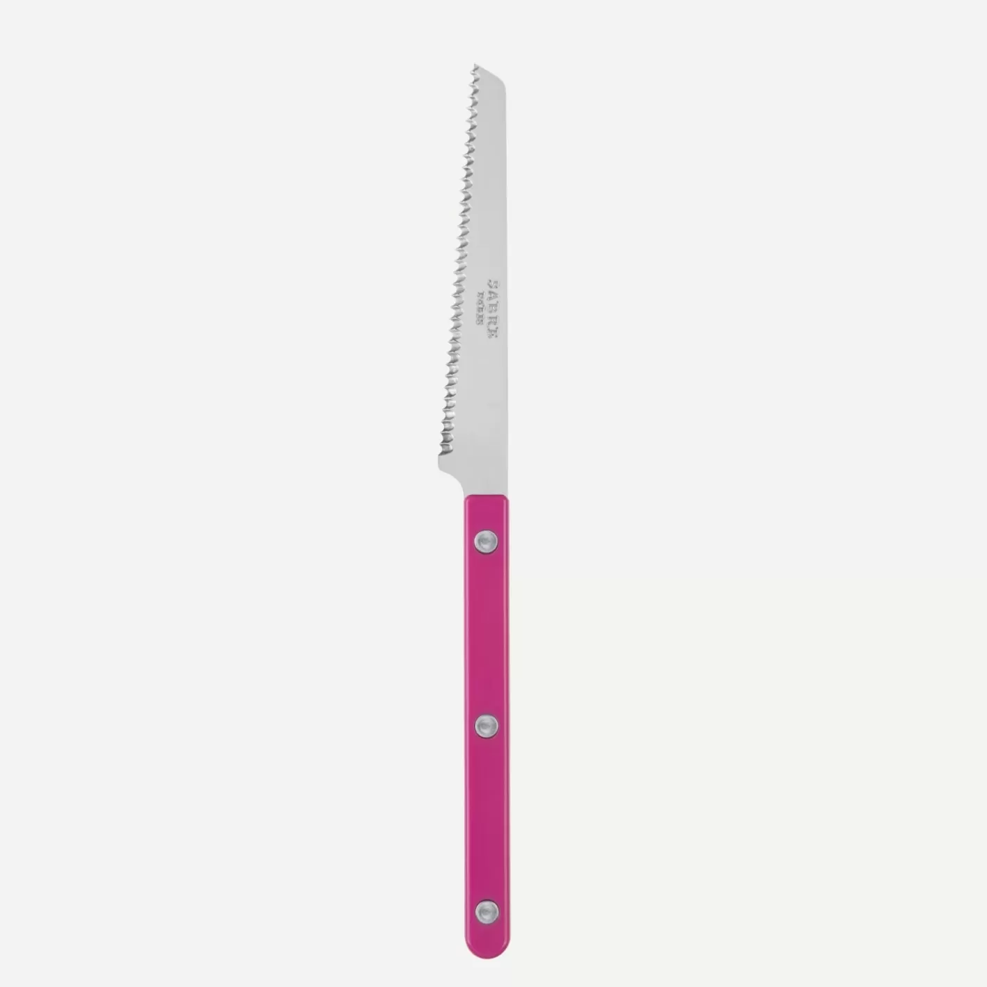 Sabre Paris Tomato Knife>Bistrot Solid, Raspberry