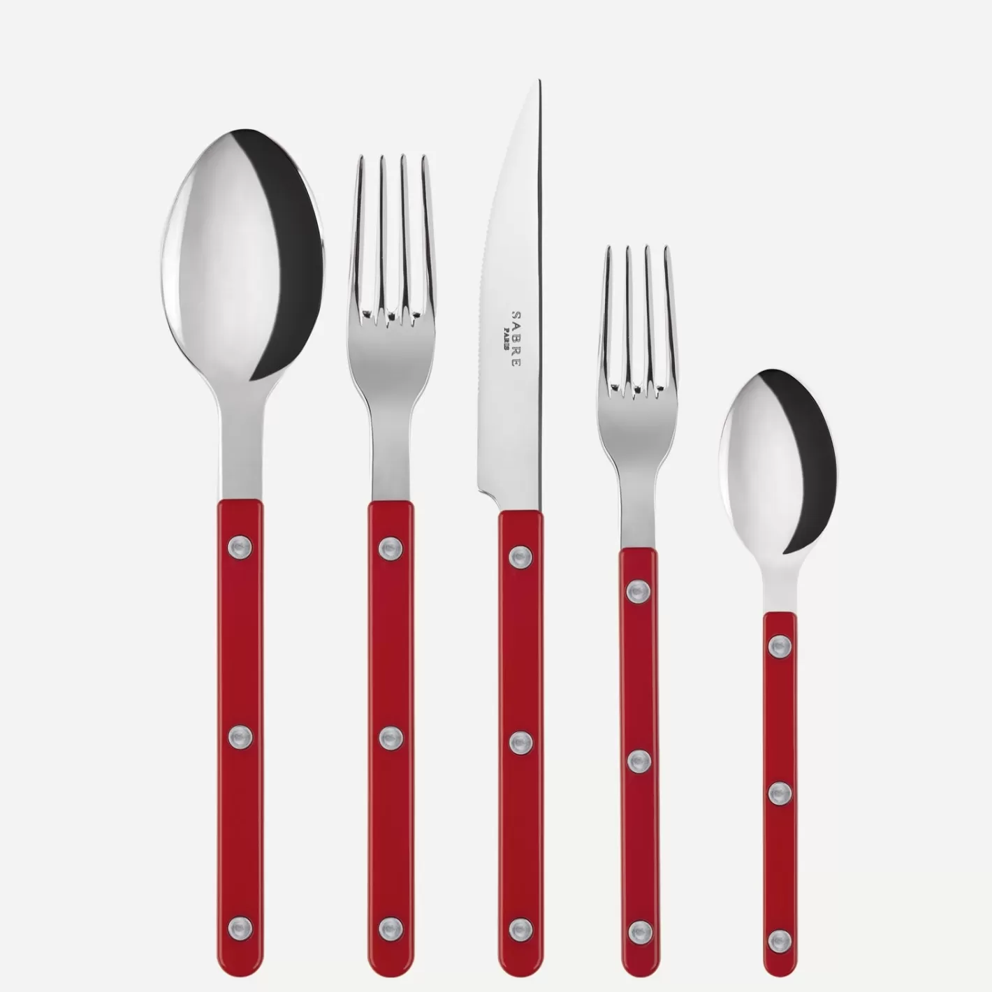 Sabre Paris Set Of 5 Pieces>Bistrot Solid, Red