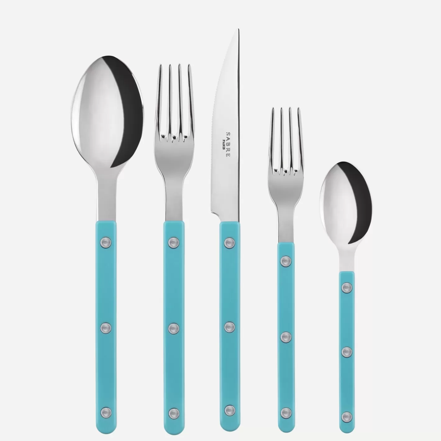 Sabre Paris Set Of 5 Pieces>Bistrot Solid, Turquoise