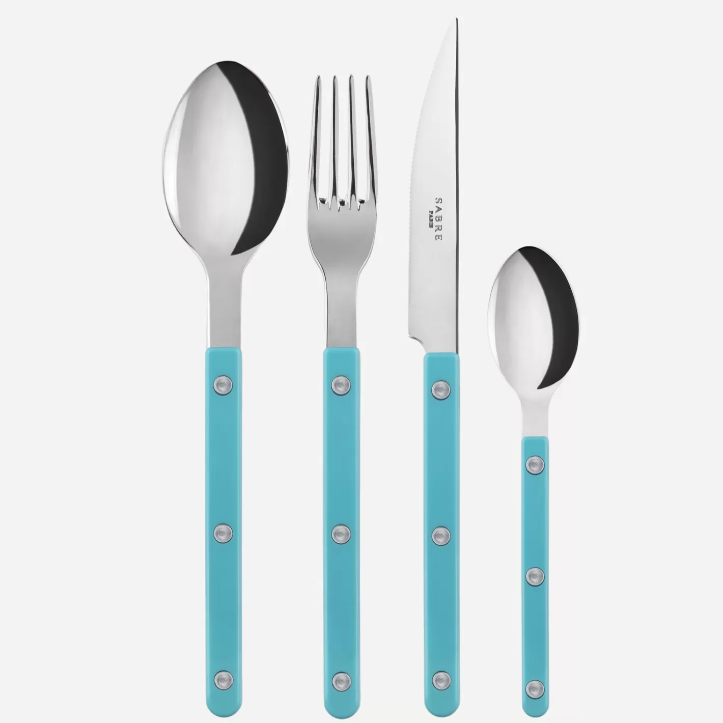 Sabre Paris Set Of 4 Pieces>Bistrot Solid, Turquoise