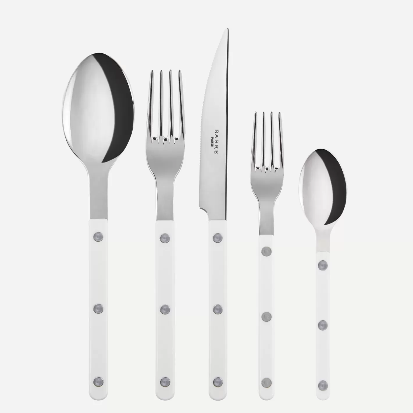 Sabre Paris Set Of 5 Pieces>Bistrot Solid, White