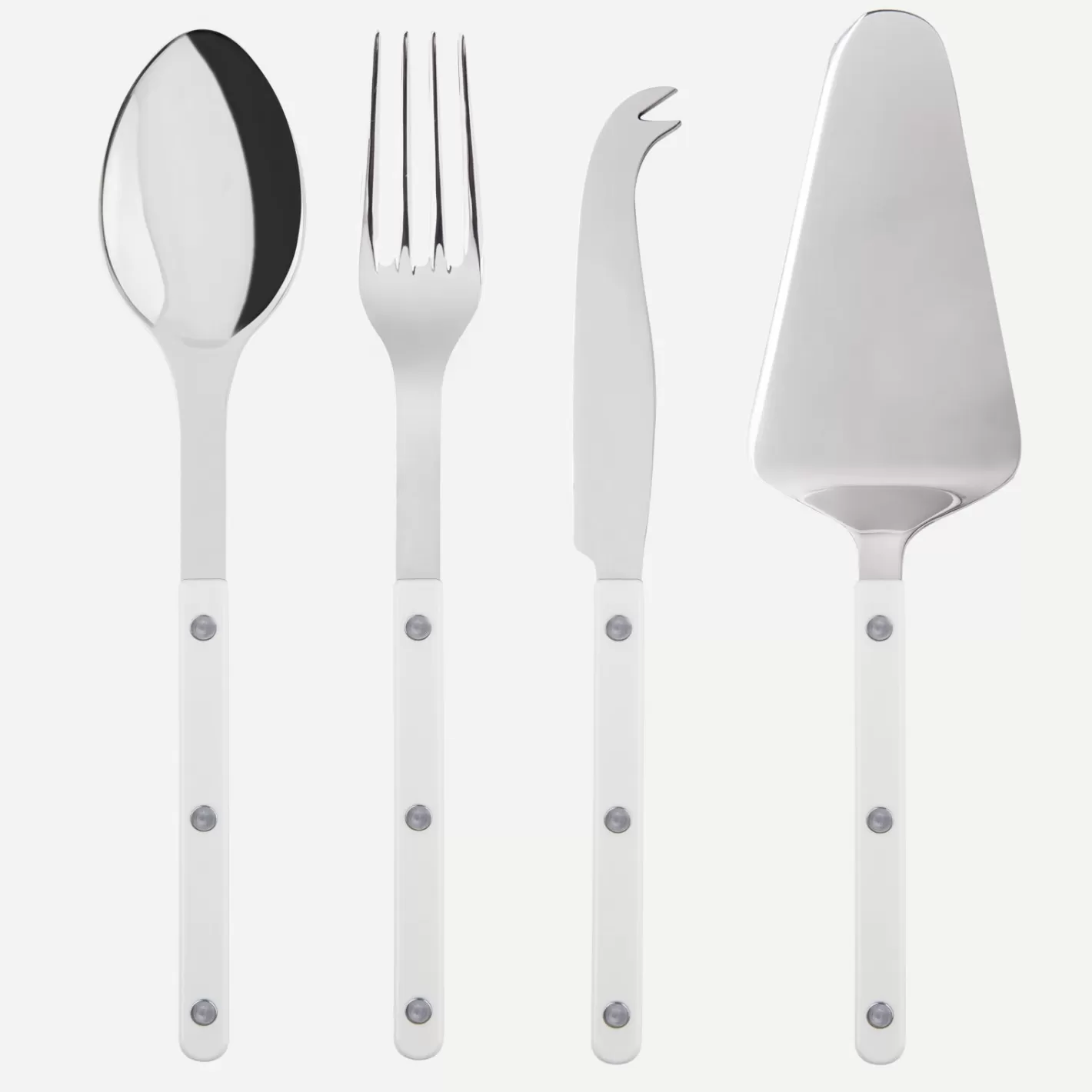 Sabre Paris Set Of 4 Must-Have Serving Pieces | Soup Spoon>Bistrot Solid, White