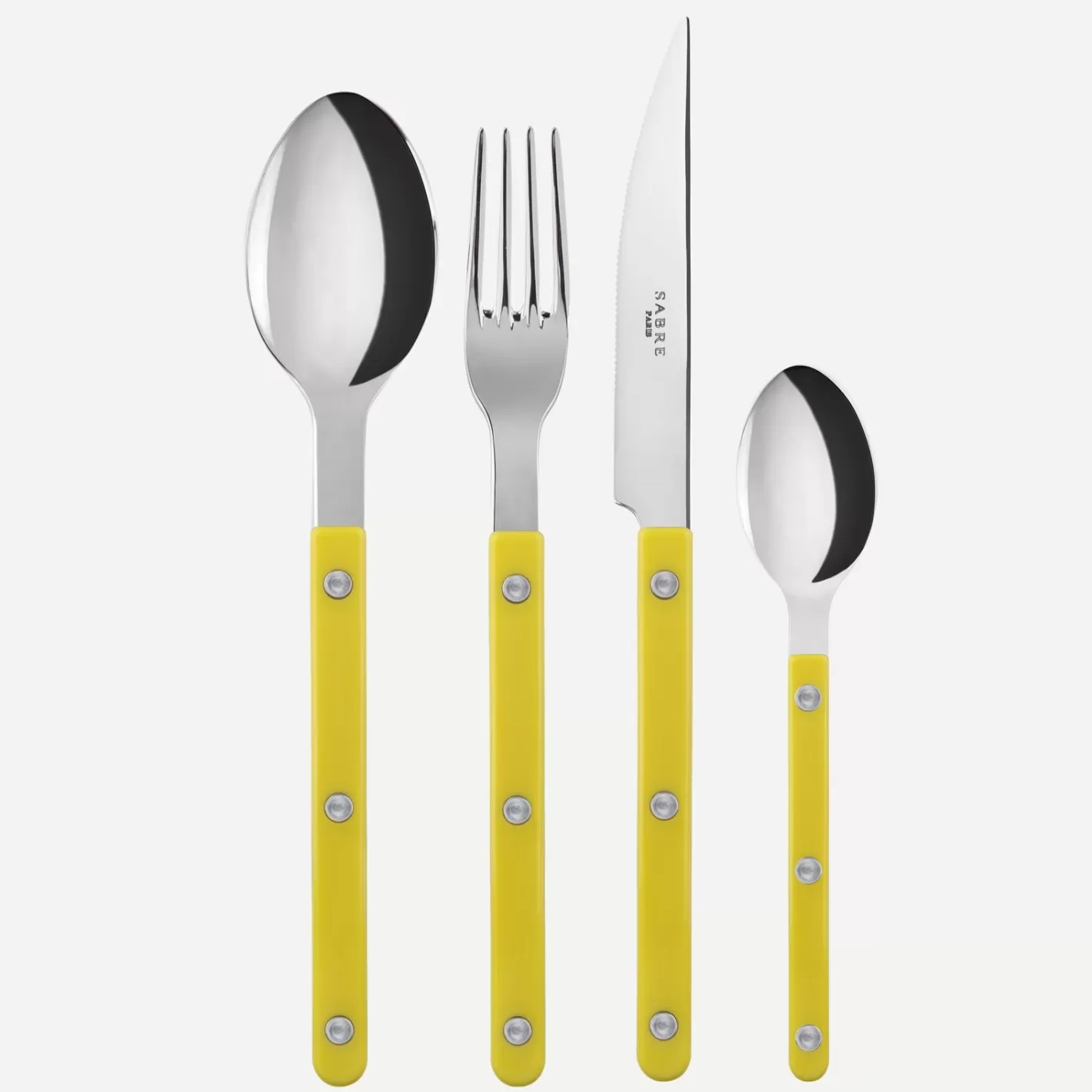 Sabre Paris Set Of 4 Pieces>Bistrot Solid, Yellow