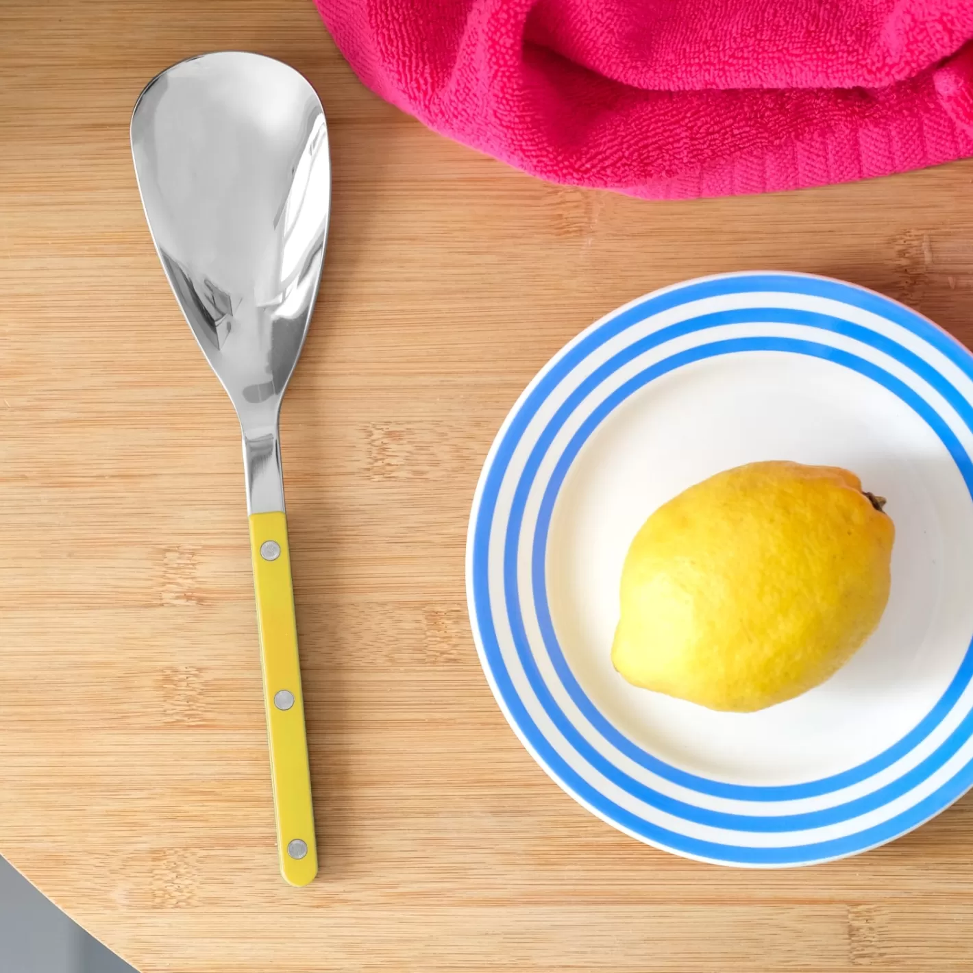 Sabre Paris Rice Spoon>Bistrot Solid, Yellow