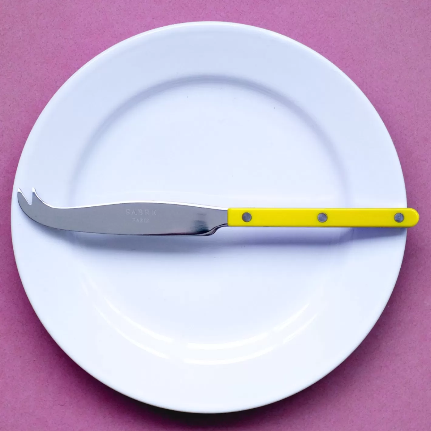 Sabre Paris Cheese Knife>Bistrot Solid, Yellow