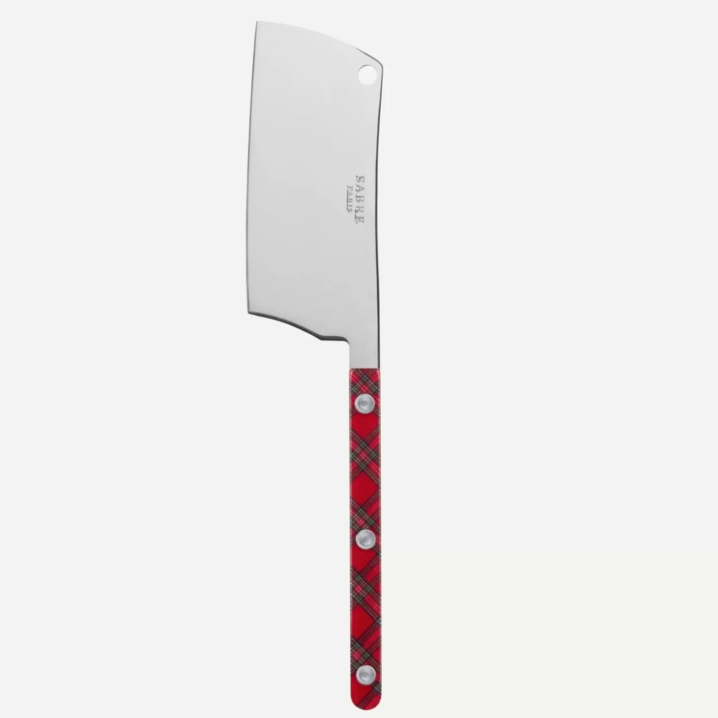 Sabre Paris Cheese Cleaver>Bistrot Tartan, Red