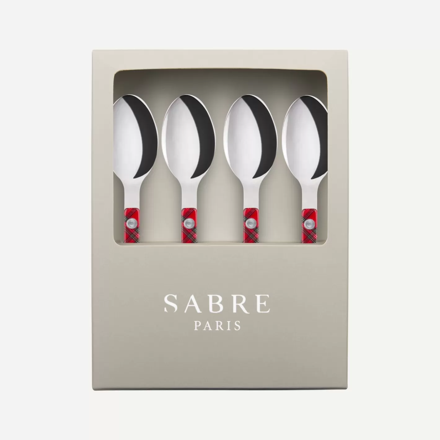 Sabre Paris Gift Boxes>Bistrot Tartan, Red