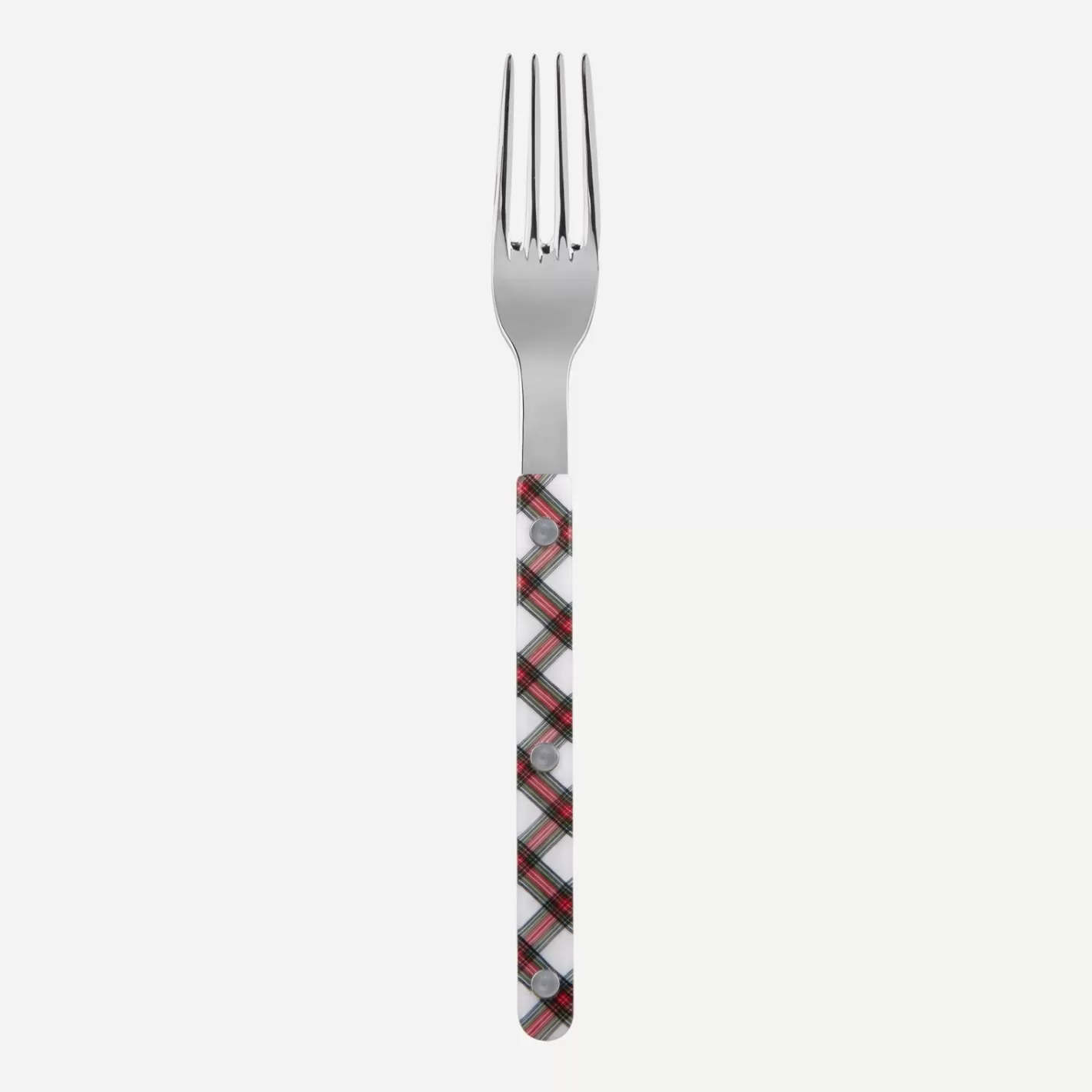 Sabre Paris Dinner Fork>Bistrot Tartan, White