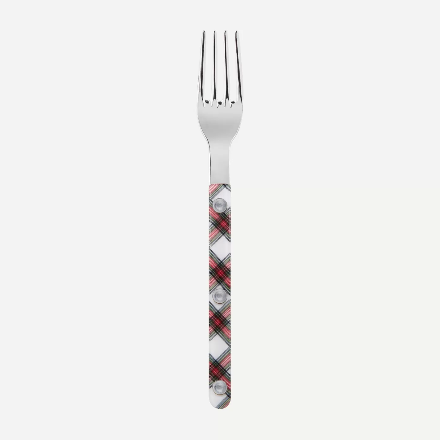 Sabre Paris Small Fork>Bistrot Tartan, White