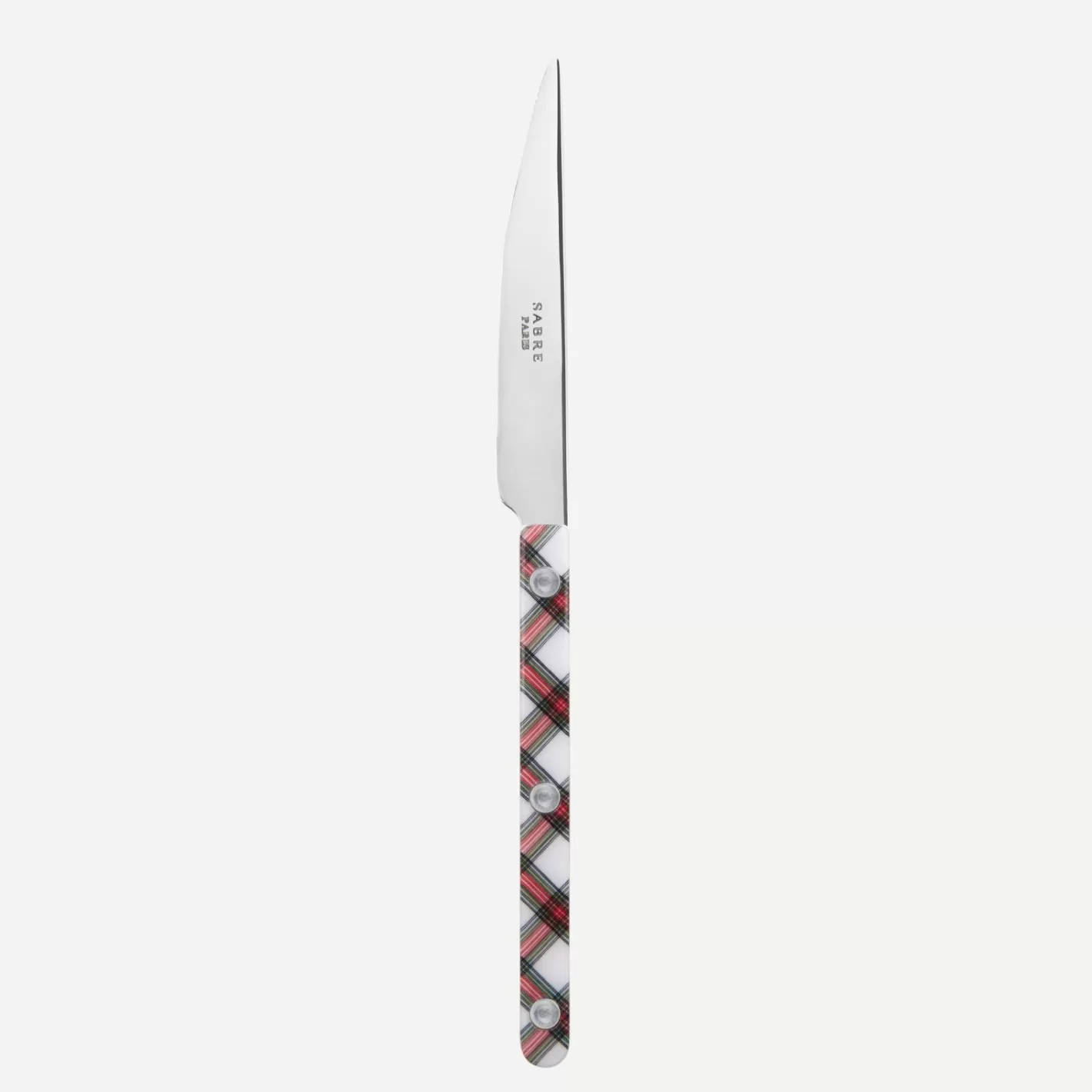 Sabre Paris Dessert Knife>Bistrot Tartan, White