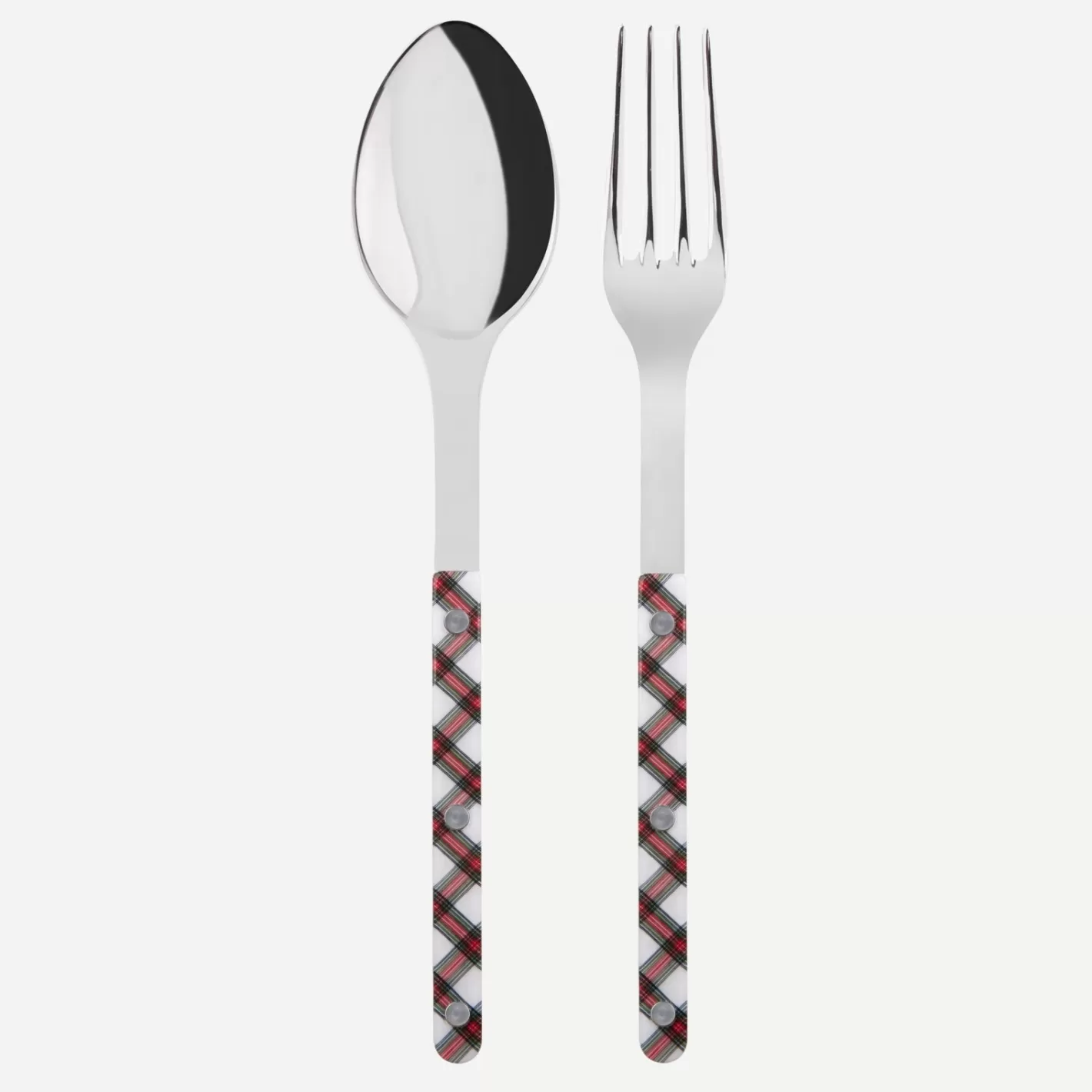 Sabre Paris Serving Set>Bistrot Tartan, White