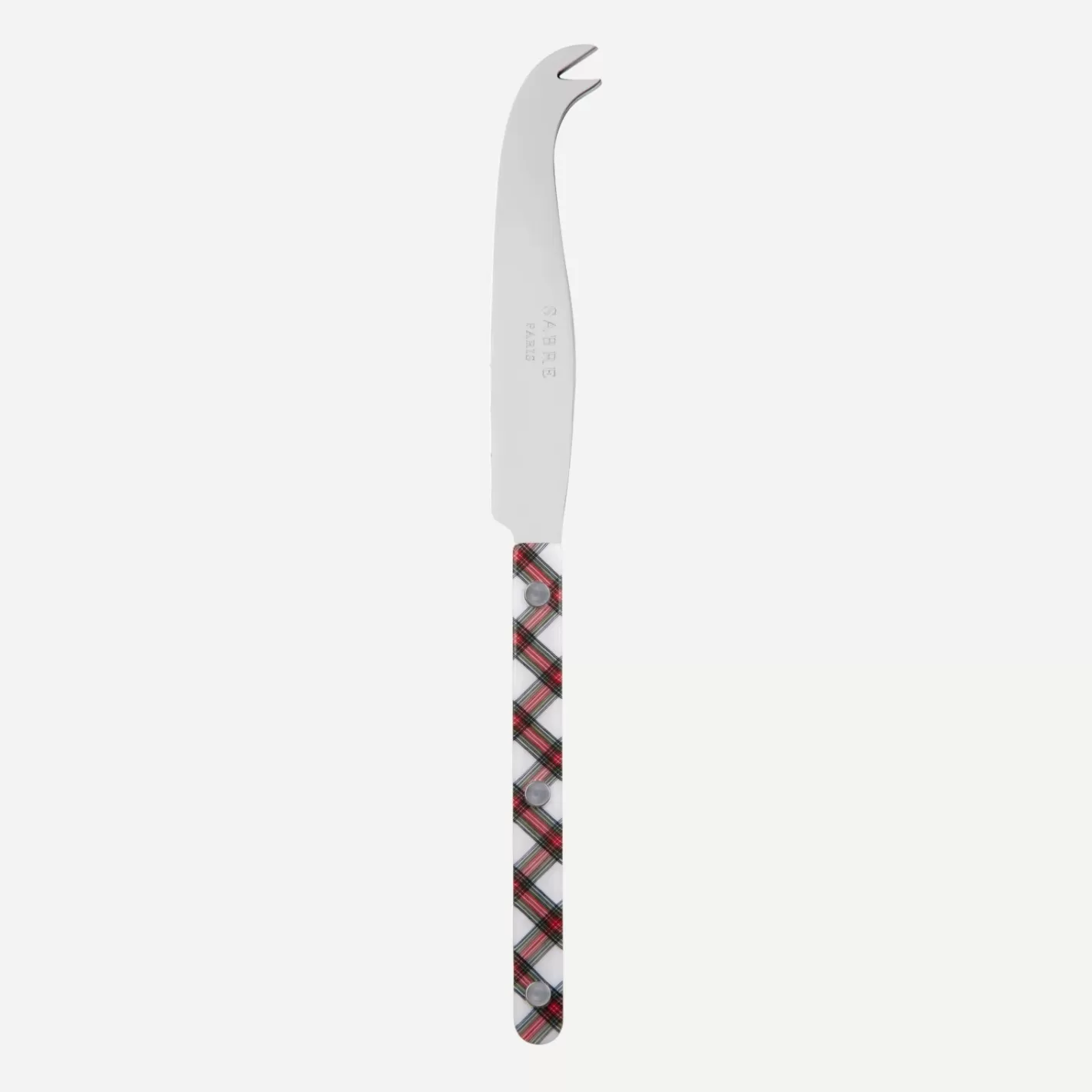 Sabre Paris Cheese Knife>Bistrot Tartan, White