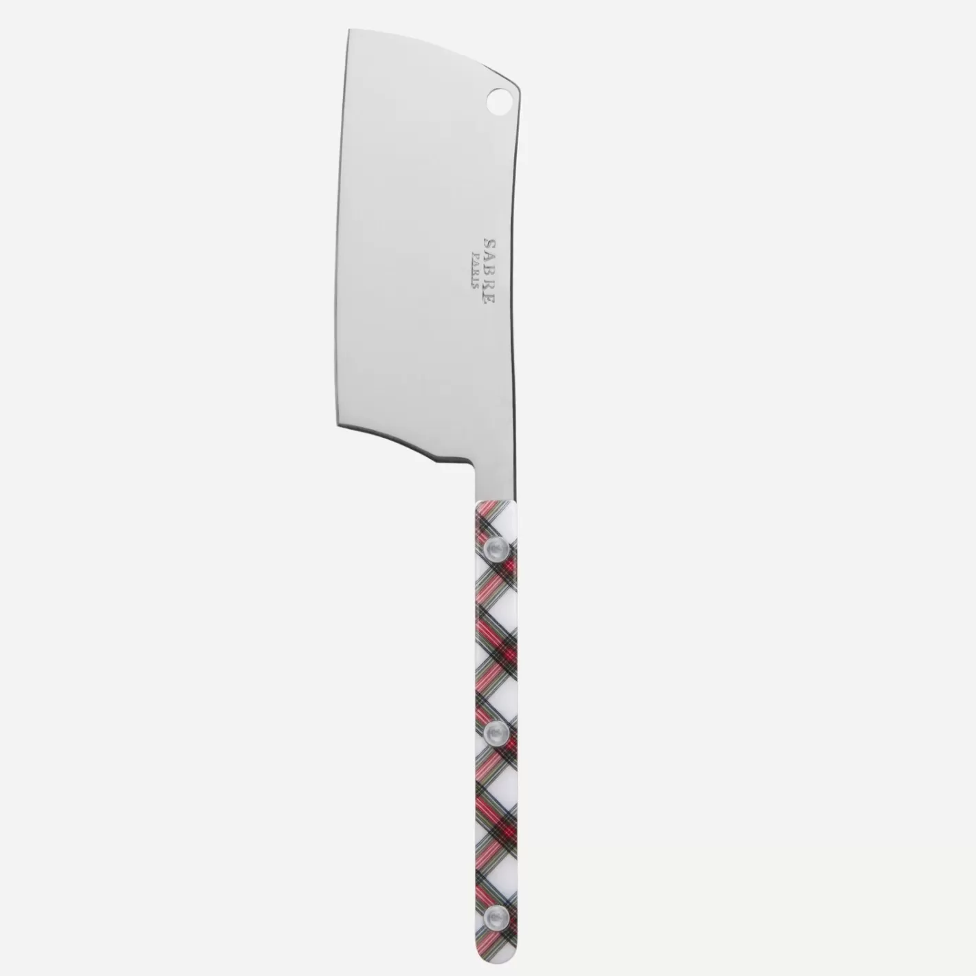 Sabre Paris Cheese Cleaver>Bistrot Tartan, White