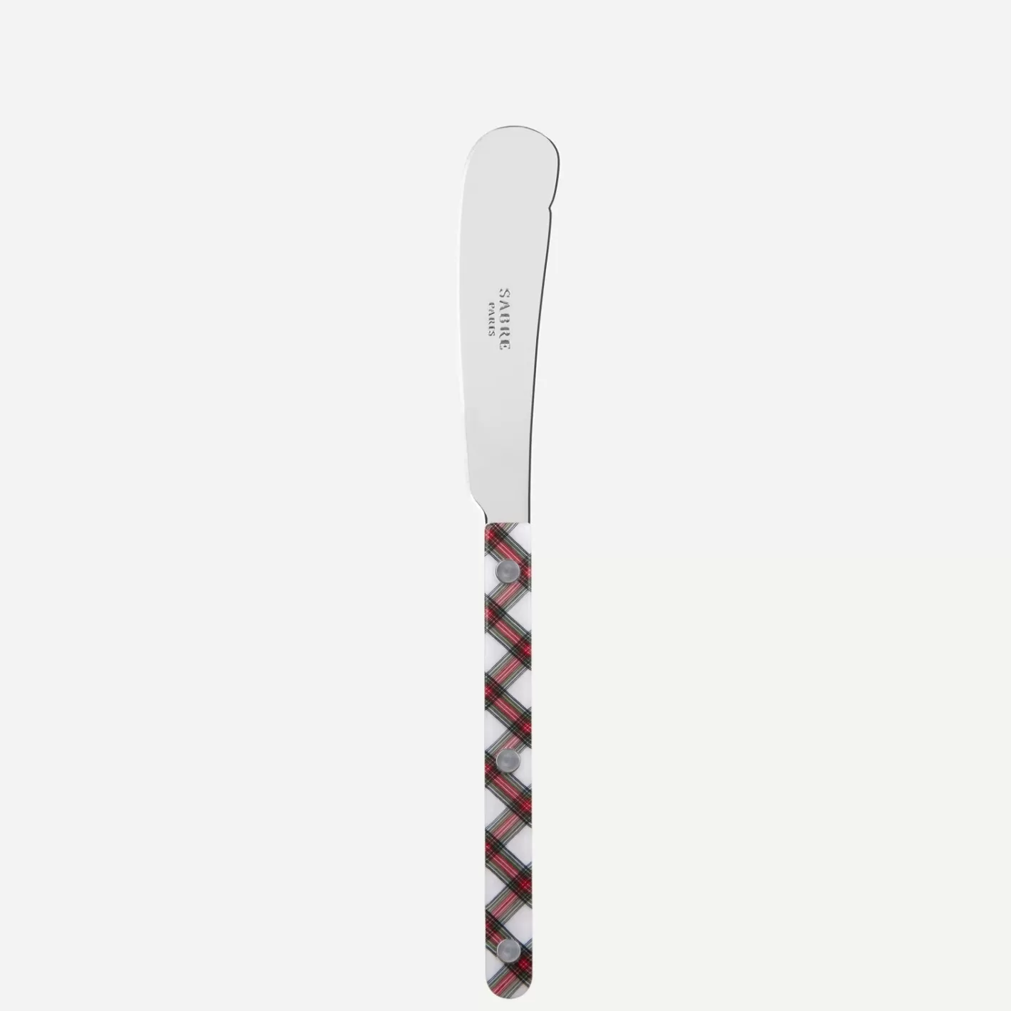 Sabre Paris Butter Knife>Bistrot Tartan, White