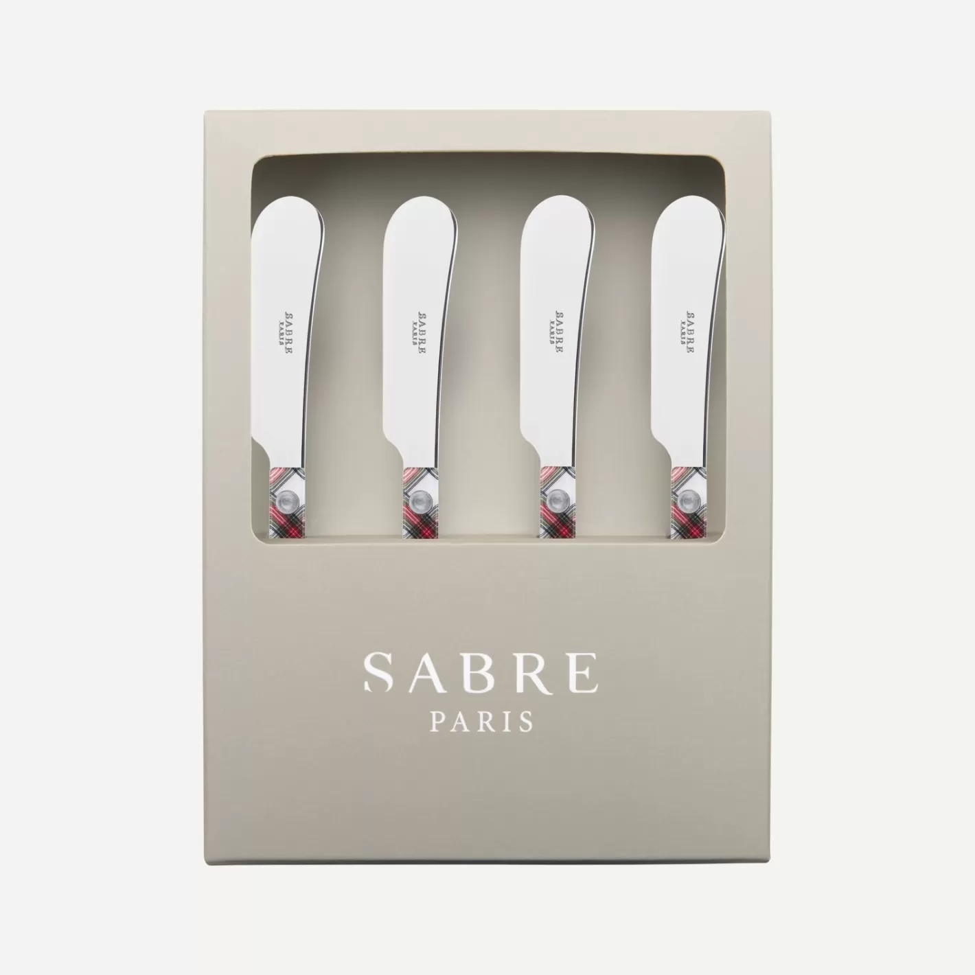 Sabre Paris Gift Boxes>Bistrot Tartan, White