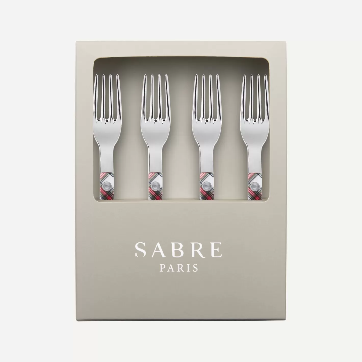 Sabre Paris Gift Boxes>Bistrot Tartan, White