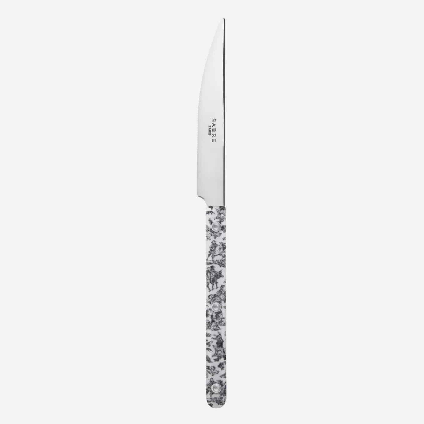 Sabre Paris Dinner Knife>Bistrot Toile, Black