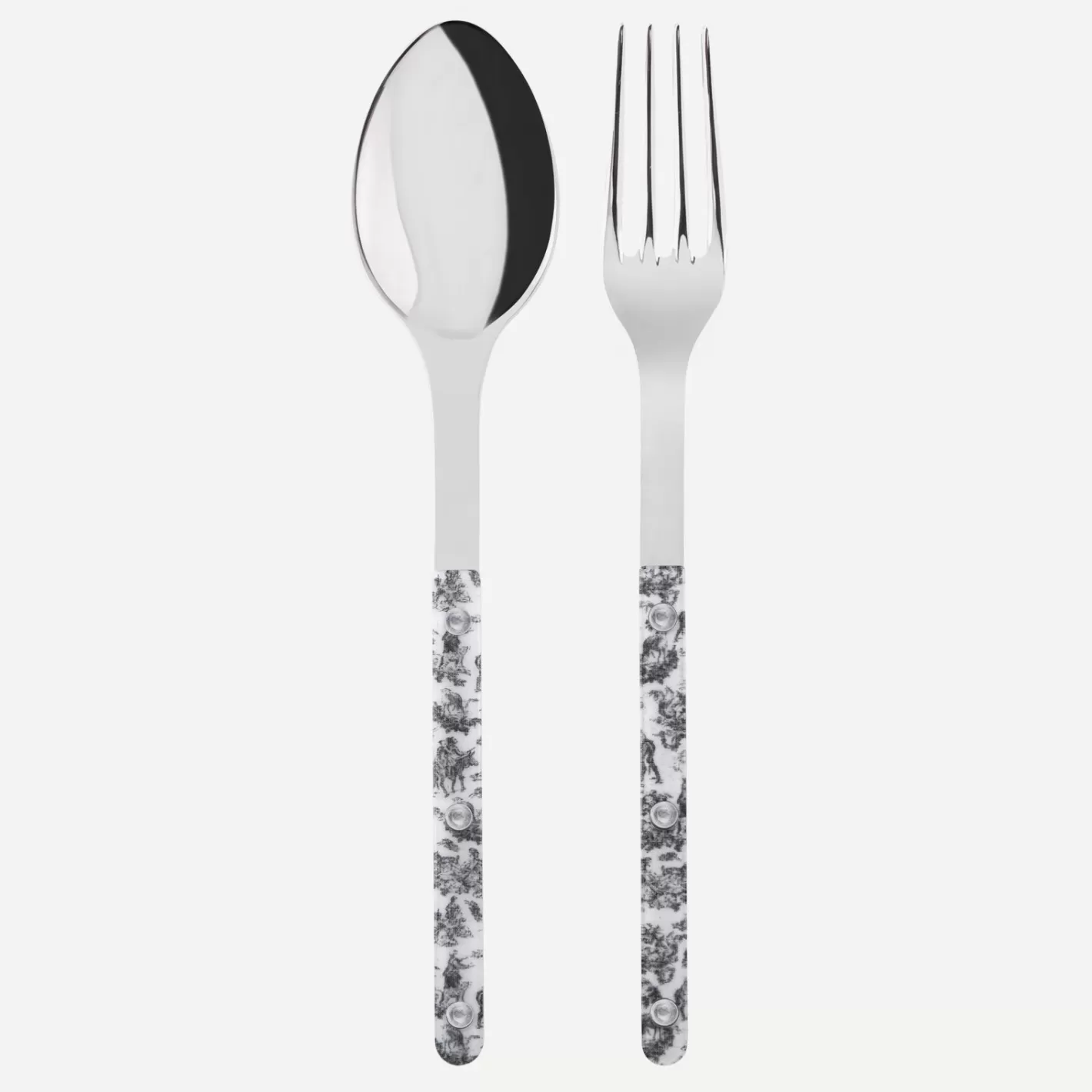 Sabre Paris Serving Set>Bistrot Toile, Black