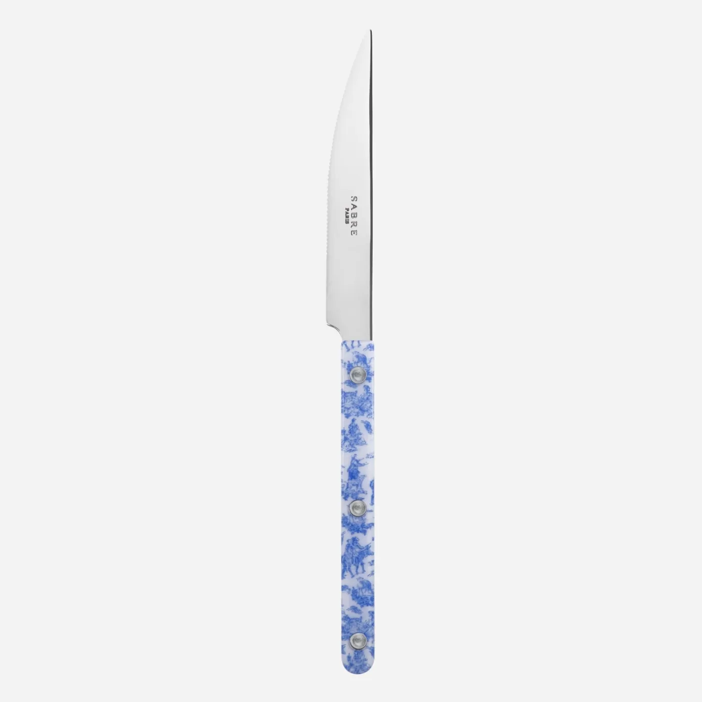 Sabre Paris Dinner Knife>Bistrot Toile, Blue