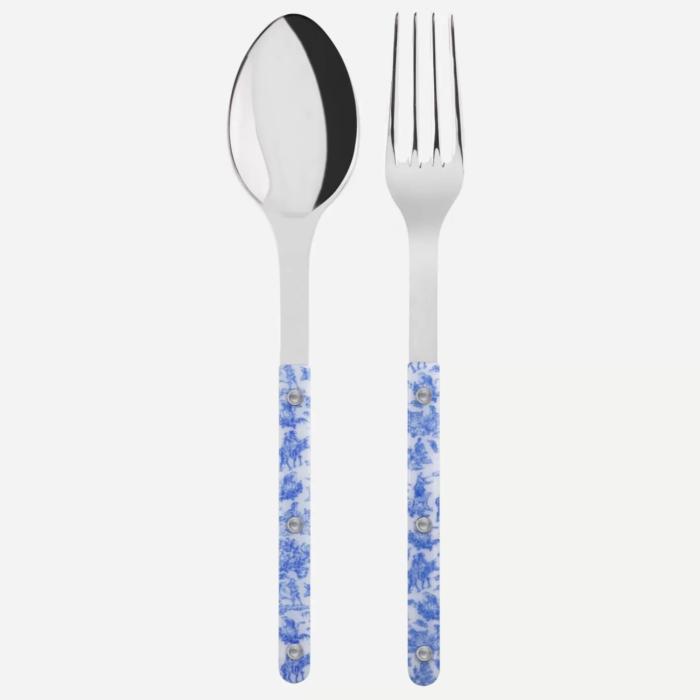 Sabre Paris Serving Set>Bistrot Toile, Blue