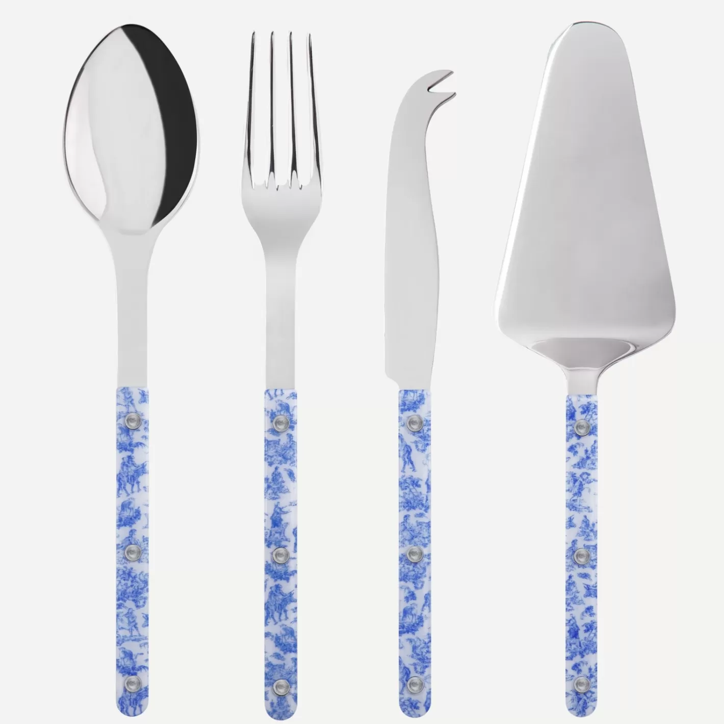 Sabre Paris Set Of 4 Must-Have Serving Pieces>Bistrot Toile, Blue