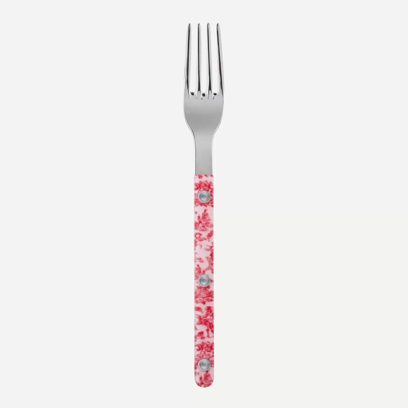 Sabre Paris Salad Fork>Bistrot Toile, Red