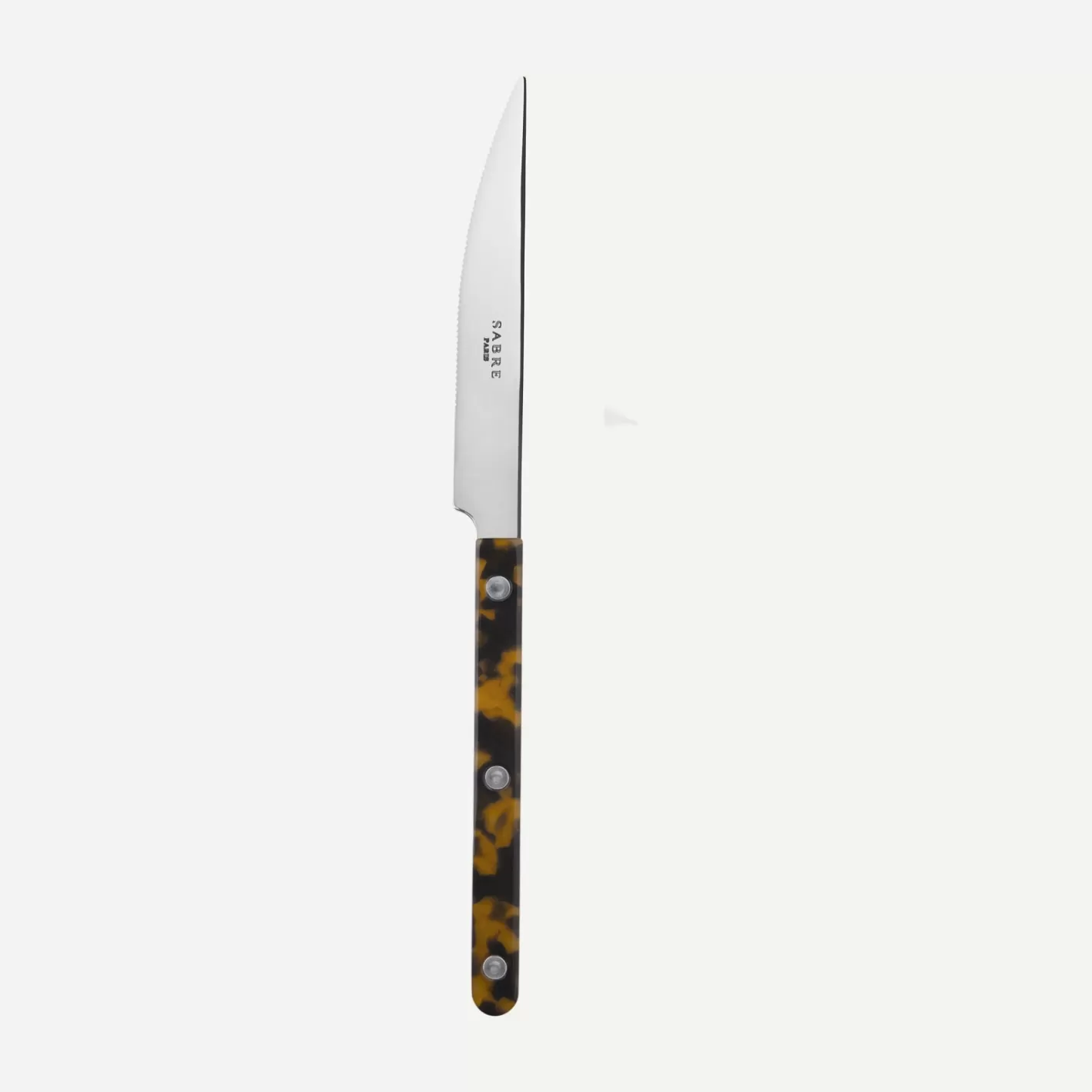 Sabre Paris Dinner Knife>Bistrot Tortoise, Faux Tortoise