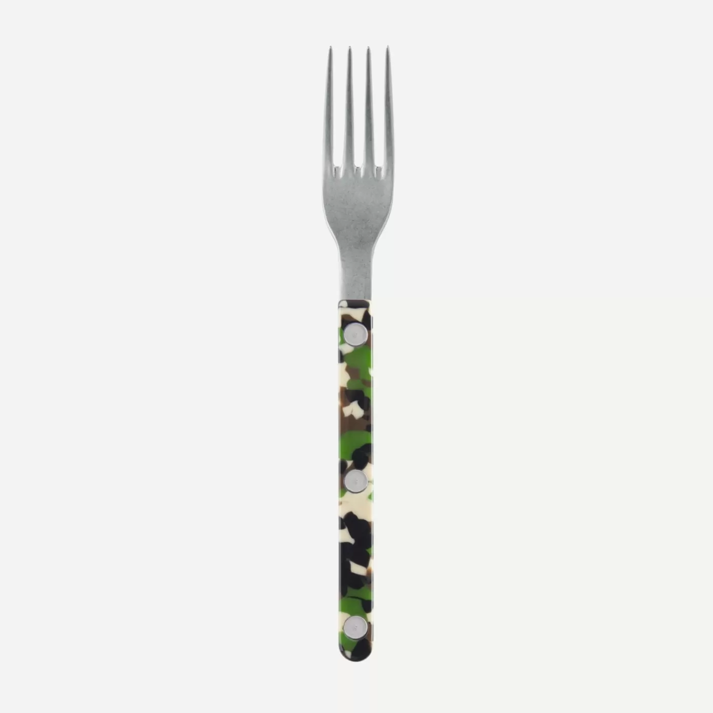 Sabre Paris Small Fork>Bistrot Vintage Camouflage, Green