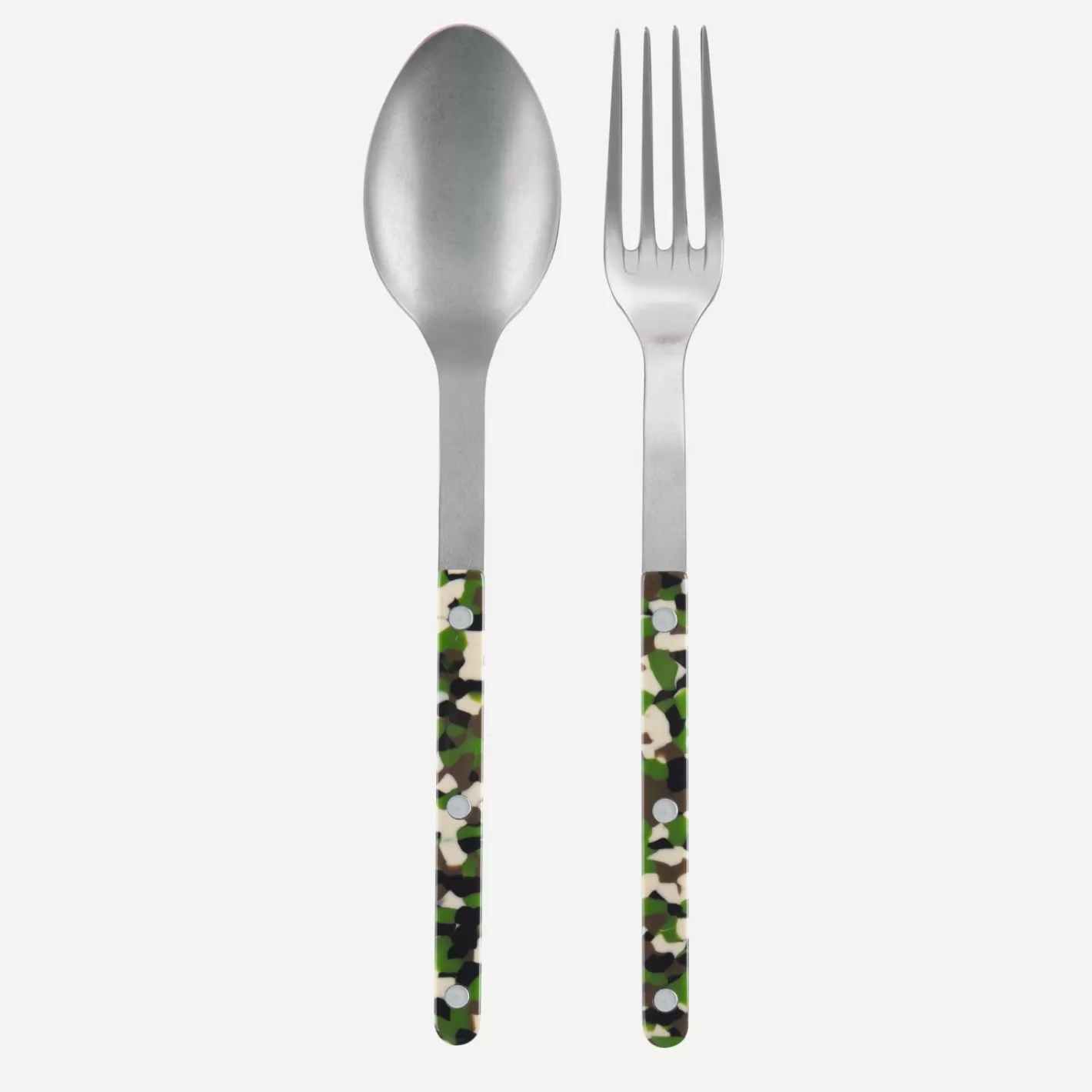 Sabre Paris Serving Set>Bistrot Vintage Camouflage, Green