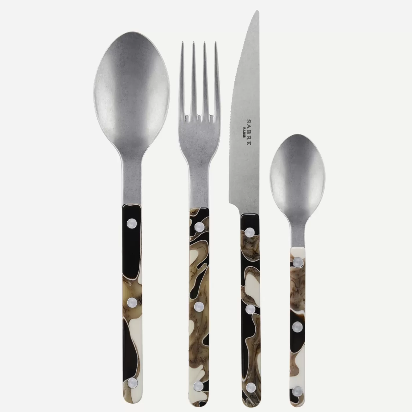 Sabre Paris Set Of 4 Pieces>Bistrot Vintage Dune, Black