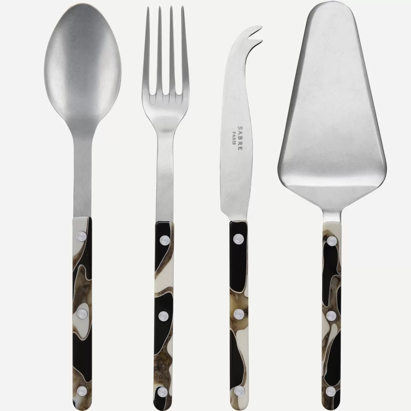 Sabre Paris Set Of 4 Must-Have Serving Pieces>Bistrot Vintage Dune, Black