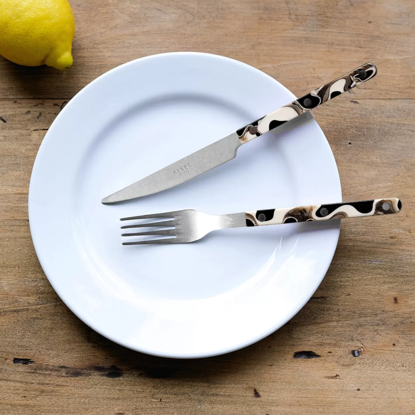 Sabre Paris 24 Pieces Set>Bistrot Vintage Dune, Black