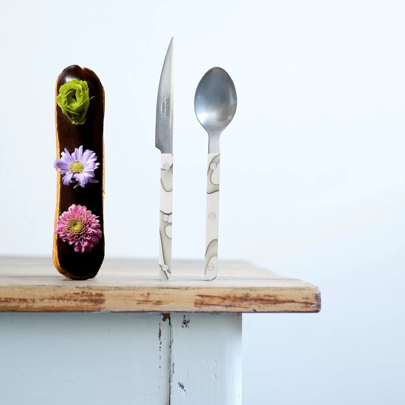 Sabre Paris Dessert Knife>Bistrot Vintage Dune, Ivory