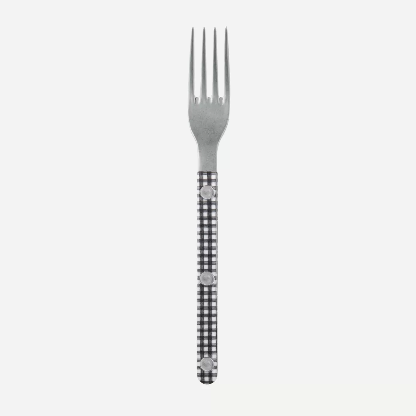 Sabre Paris Small Fork>Bistrot Vintage Gingham, Black