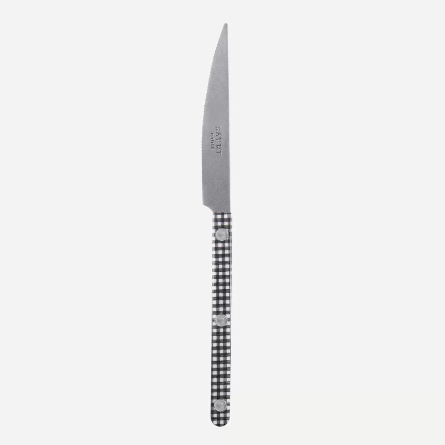 Sabre Paris Dessert Knife>Bistrot Vintage Gingham, Black