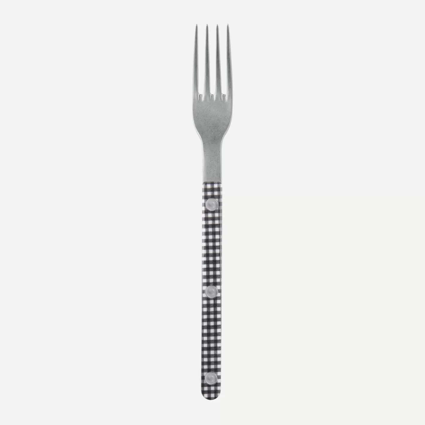 Sabre Paris Salad Fork>Bistrot Vintage Gingham, Black