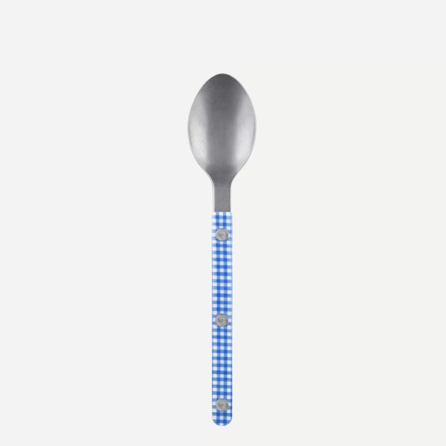 Sabre Paris Dessert Spoon>Bistrot Vintage Gingham, Blue