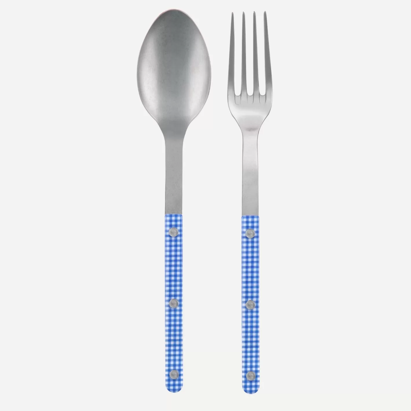 Sabre Paris Serving Set>Bistrot Vintage Gingham, Blue