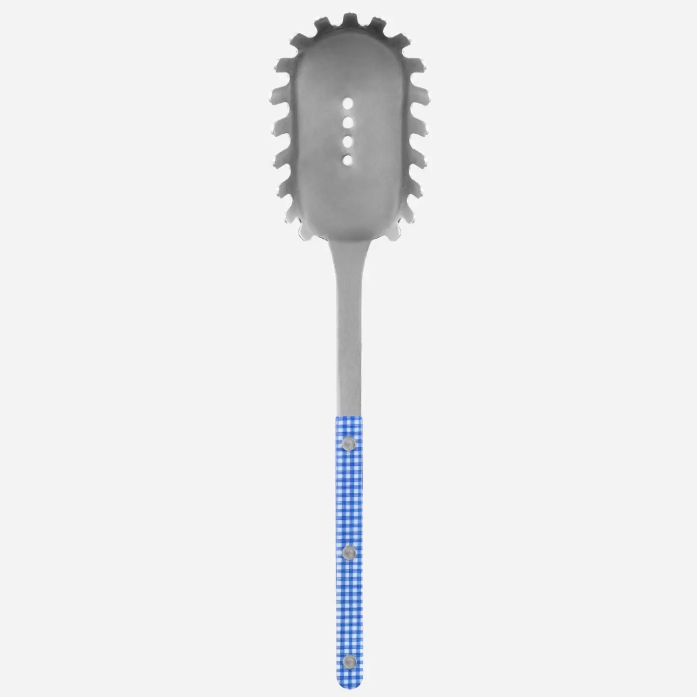 Sabre Paris Spaghetti Spoon>Bistrot Vintage Gingham, Blue