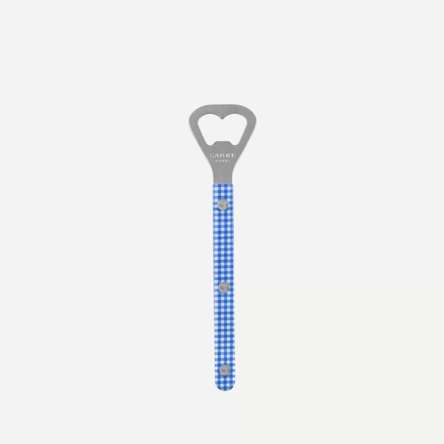 Sabre Paris Bottle Opener>Bistrot Vintage Gingham, Blue