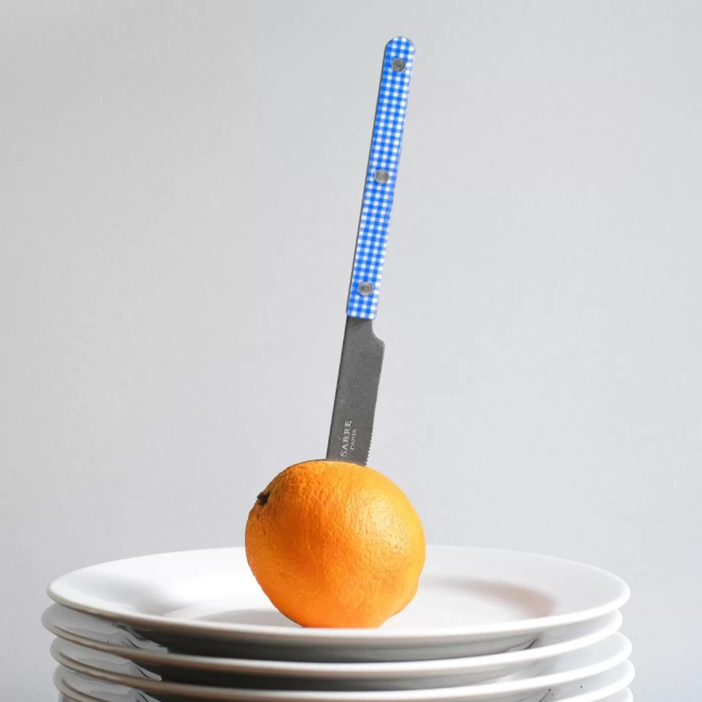 Sabre Paris 48 Pieces Set>Bistrot Vintage Gingham, Blue