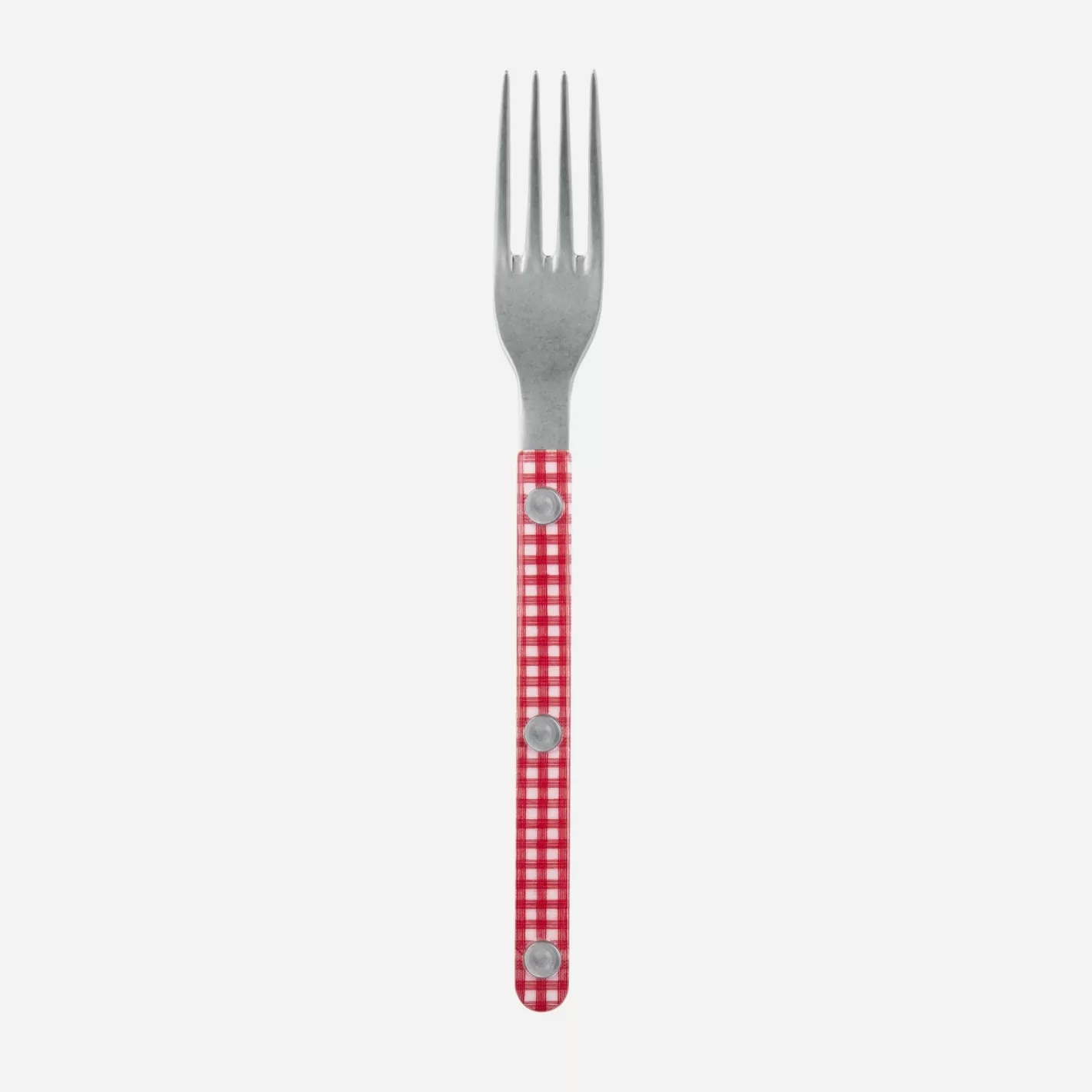 Sabre Paris Small Fork>Bistrot Vintage Gingham, Red