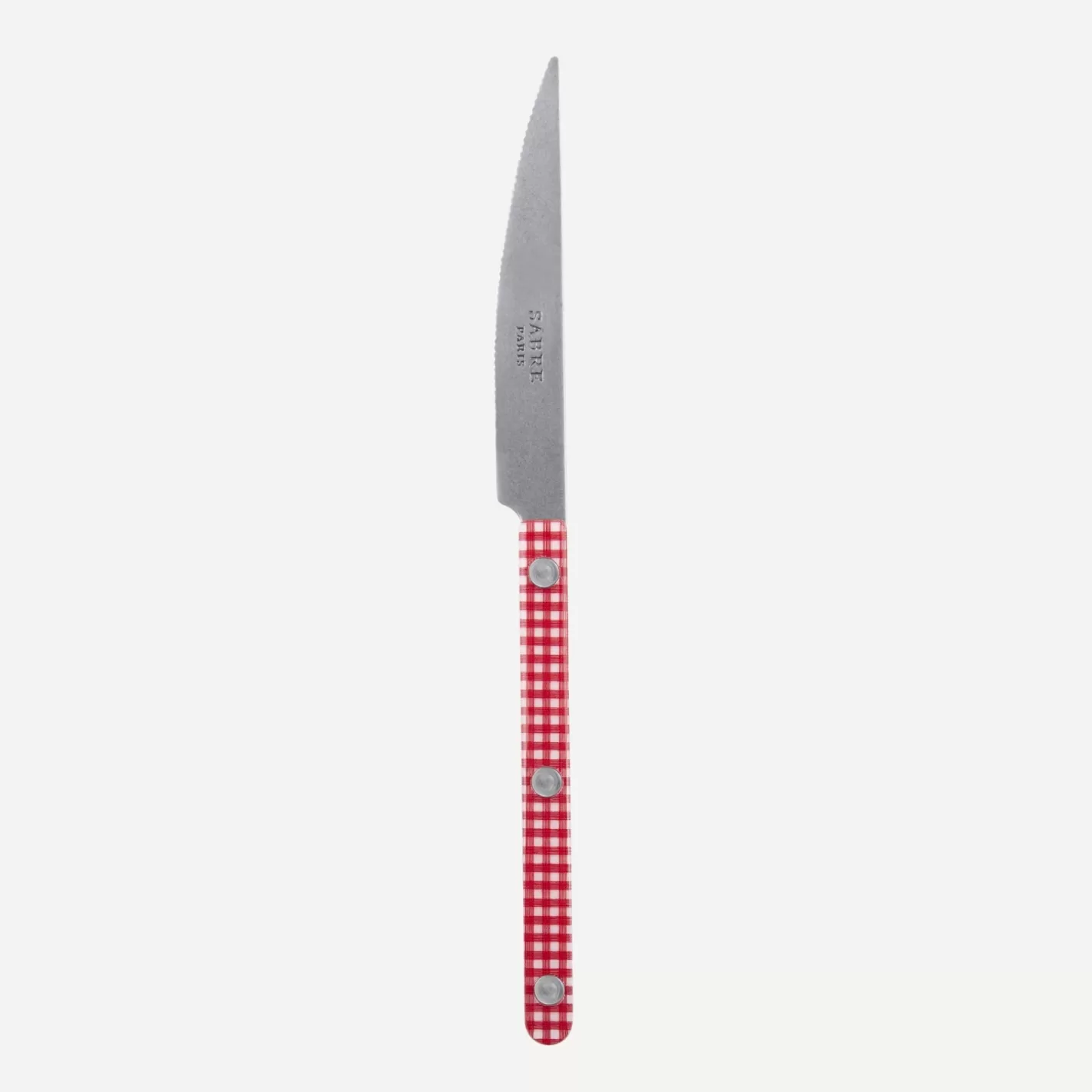 Sabre Paris Dessert Knife>Bistrot Vintage Gingham, Red